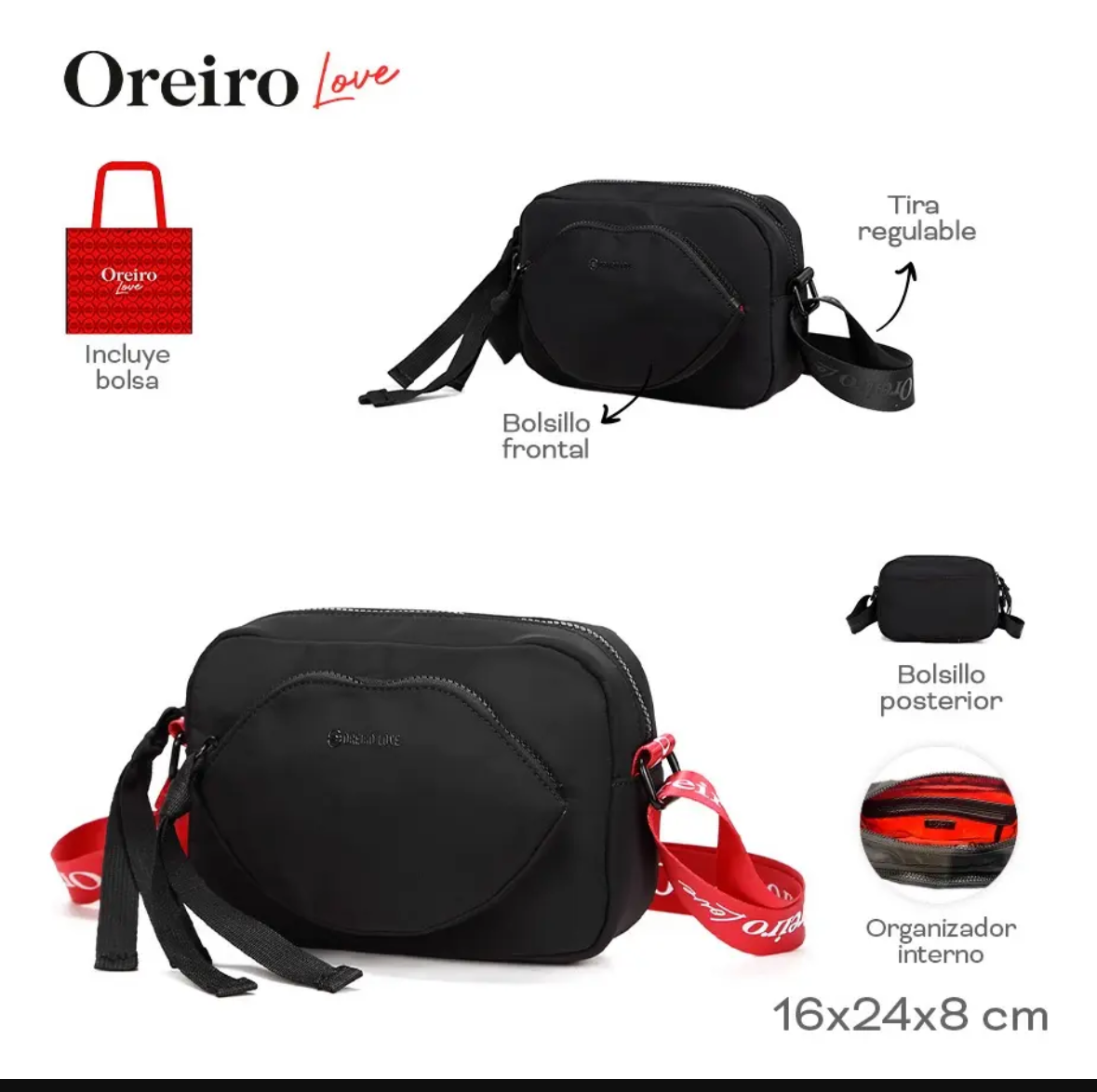 Bandolera Oreiro Love