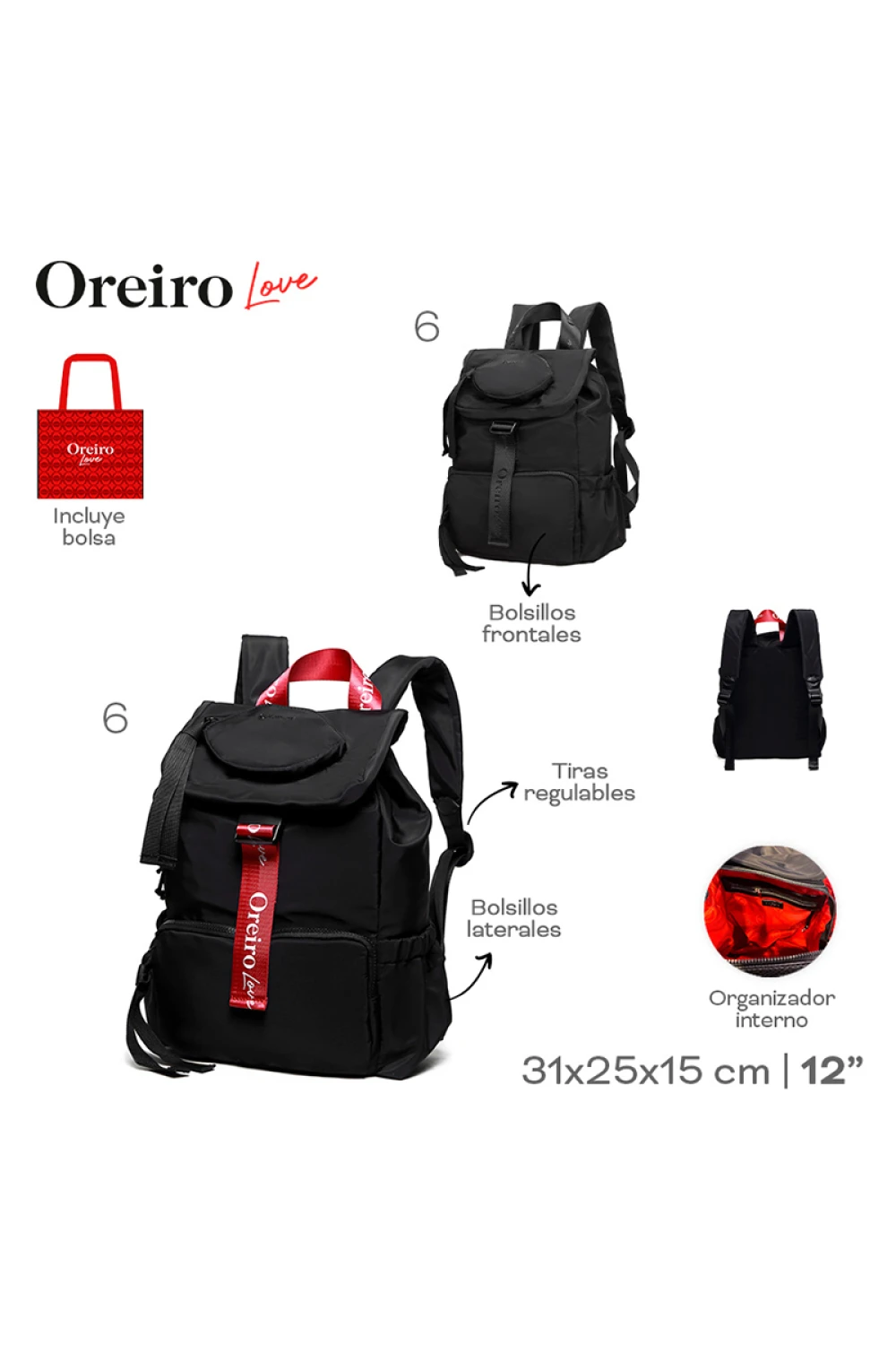 Mochila Oreiro Love